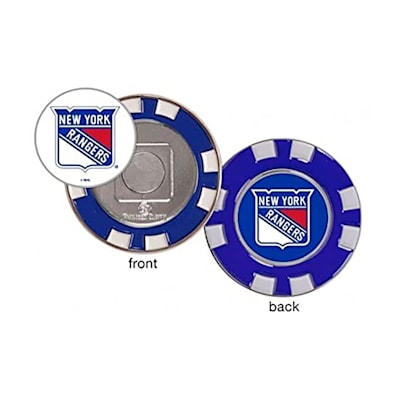  (Wincraft Poker Chip Ball Marker - NY Rangers)