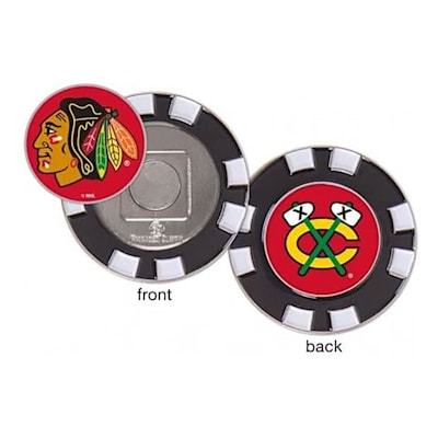  (Wincraft Poker Chip Ball Marker - Chicago Blackhawks)