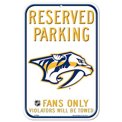  (Wincraft NHL Parking Sign - Nashville Predators)