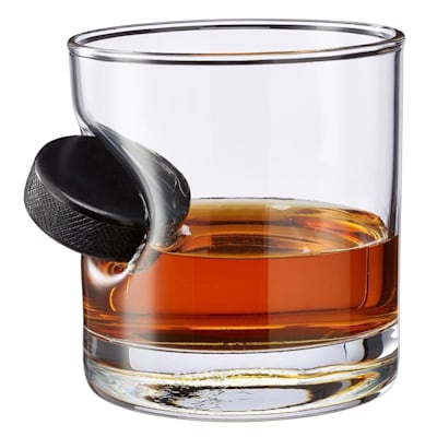  (BenShot Hockey Puck Rocks Glass)