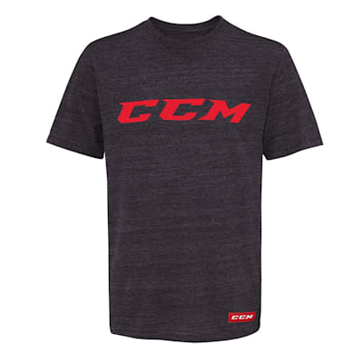 CCM Hockey Cotton T Shirt Senior/Adult Navy/White 