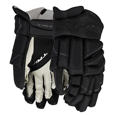  (TRUE Catalyst Black Hockey Gloves - Junior)