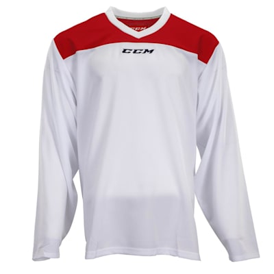 CCM Hockey Jersey #77, Red/Black/White, Adult Medium