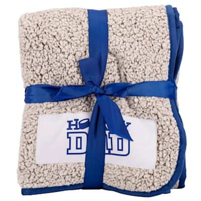  (Logo Brands Hockey Dad Frosty Fleece Blanket)