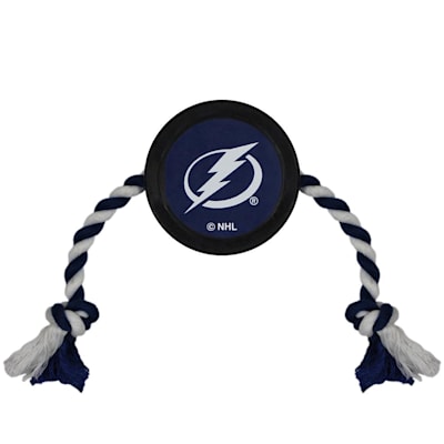 (Pets First Hockey Puck Pet Toy - Tampa Bay Lightning)