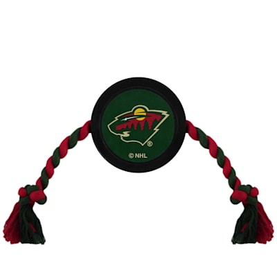  (Pets First Hockey Puck Pet Toy - Minnesota Wild)