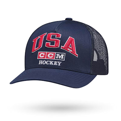  (CCM USA Flag Hockey Meshback Trucker Hat - Adult)