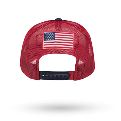  (CCM USA Flag Two Tone Meshback Trucker Hat - Adult)