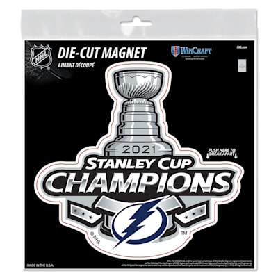 Wincraft 2021 Stanley Cup Champion Die Cut Magnet - Tampa Bay