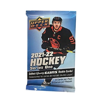 (Upper Deck 2021-2022 NHL Series 1 Hockey Trading Cards Single Pack)