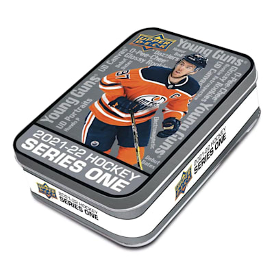  (Upper Deck 2021-2022 NHL Series 1 Hockey Trading Cards Collector Tin)