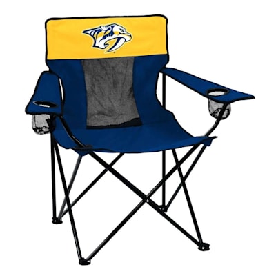  (Logo Brands Elite Fold Out Chair - Nashville Predators)