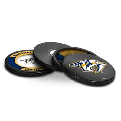  (InGlasco Puck Coasters Pack - Nashville Predators)