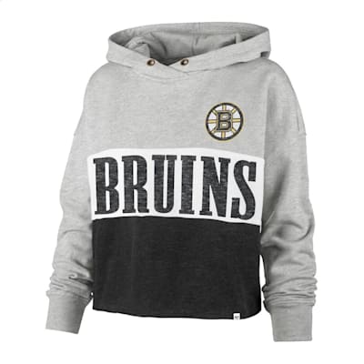  (47 Brand Lizzy Cut Off Hoodie - Boston Bruins - Womens)