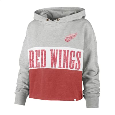  (47 Brand Lizzy Cut Off Hoodie - Detroit Red Wings - Womens)