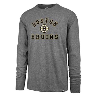  (47 Brand Varsity Arch Super Rival Long Sleeve Tee - Boston Bruins - Adult)