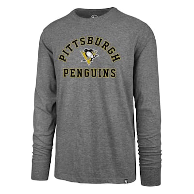  (47 Brand Varsity Arch Super Rival Long Sleeve Tee - Pittsburgh Penguins - Adult)