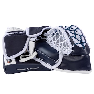 Bauer Catch Glove Supreme M5 Pro INT White/Navy - Hockey Store