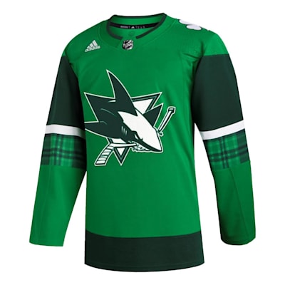  (Adidas San Jose Sharks Authentic St. Patrick's Day Jersey - Adult)