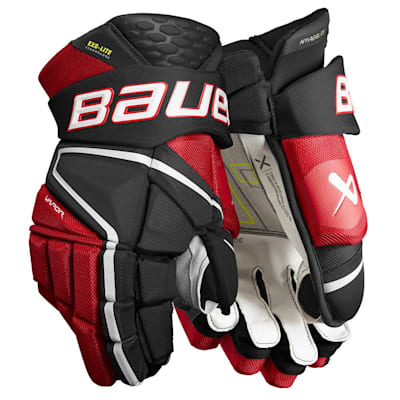 特価 Bauer HYPERLITE Glove 13in 赤（Bauer Vapor HyperLite Hockey 