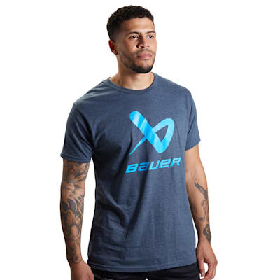  (Bauer Core Lockup Short Sleeve Tee - Adult)