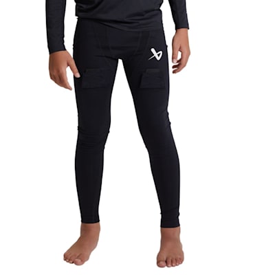 Youth hockey compression pants with velcro discount
