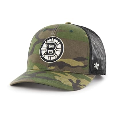 (47 Brand Camo Trucker Hat - Boston Bruins - Adult)