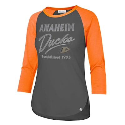  (47 Brand High Rise Frankie Raglan - Anaheim Ducks - Womens)