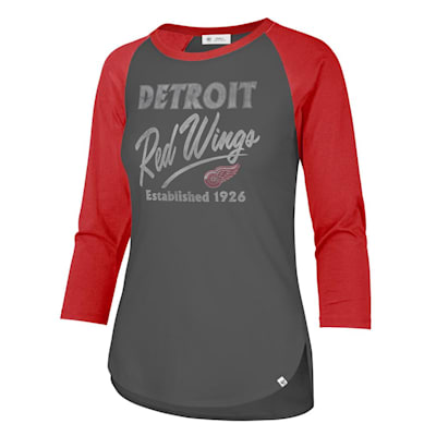  (47 Brand High Rise Frankie Raglan - Detroit Red Wings - Womens)