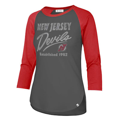  (47 Brand High Rise Frankie Raglan - New Jersey Devils - Womens)