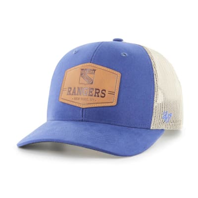 47 Brand Rawhide Trucker Hat New York Rangers Adult Pure