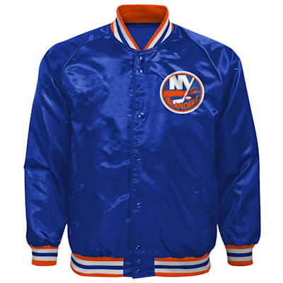  (Outerstuff Ace Defender Satin Jacket - NY Islanders - Youth)