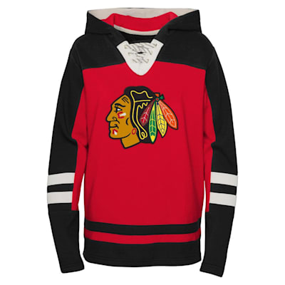 NHL Youth Chicago Blackhawks Home Ice Red Pullover Hoodie