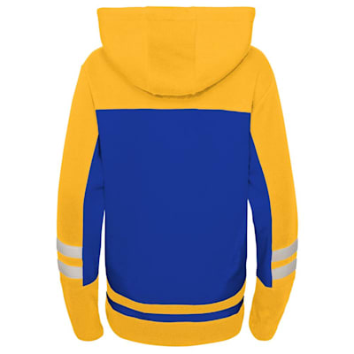 St Louis Blues Hockey - Womens XXL - zip up hoodie - blue and yellow