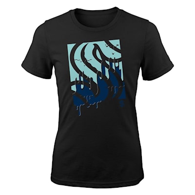  (Outerstuff Candy Drip Short Sleeve Tee - Seattle Kraken - Girls)