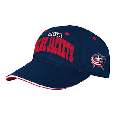  (Outerstuff Collegiate Arch Slouch Adjustable Hat - Columbus Blue Jackets - Youth)