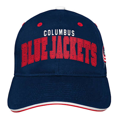 (Outerstuff Collegiate Arch Slouch Adjustable Hat - Columbus Blue Jackets - Youth)