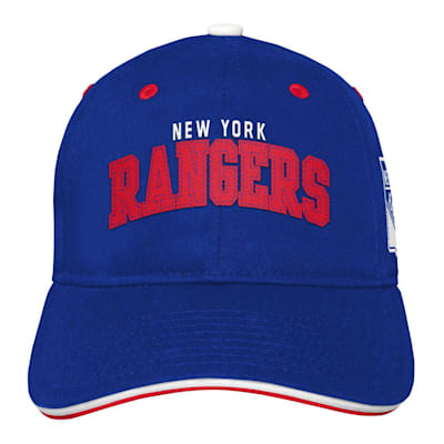  (Outerstuff Collegiate Arch Slouch Adjustable Hat - New York Rangers - Youth)