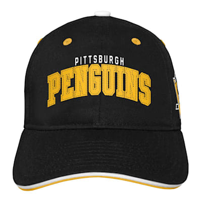  (Outerstuff Collegiate Arch Slouch Adjustable Hat - Pittsburgh Penguins - Youth)
