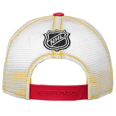  (Outerstuff Core Lockup Meshback Adjustable Hat - Calgary Flames - Youth)
