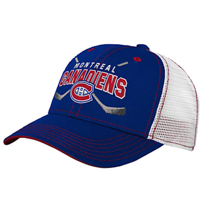  (Outerstuff Core Lockup Meshback Adjustable Hat - Montreal Canadiens - Youth)