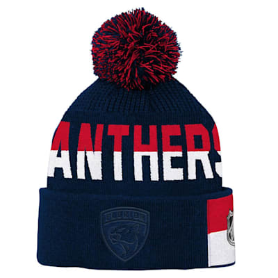 (Outerstuff Face-Off Jacquard Knit Hat - Florida Panthers - Youth)
