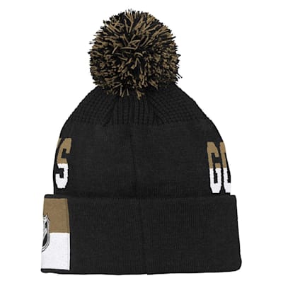  (Outerstuff Face-Off Jacquard Knit Hat - Vegas Golden Knights - Youth)