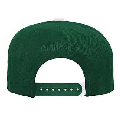  (Outerstuff Face-Off Structured Adjustable Hat - Minnesota Wild - Youth)