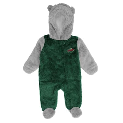 (Outerstuff Game Nap Teddy Fleece - Minnesota Wild - Newborn)
