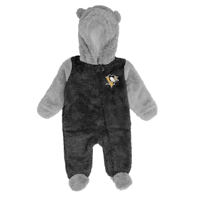  (Outerstuff Game Nap Teddy Fleece - Pittsburgh Penguins - Newborn)