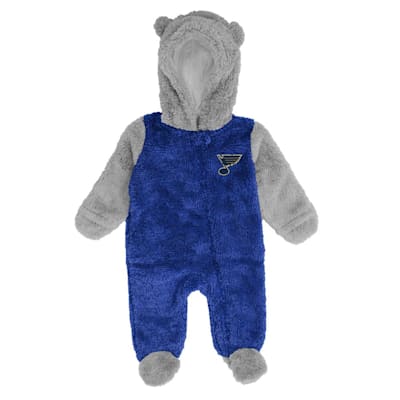  (Outerstuff Game Nap Teddy Fleece - St. Louis Blues - Newborn)
