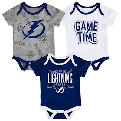  (Outerstuff Game Time Creeper Onesie Set - Tampa Bay Lightning - Infant)