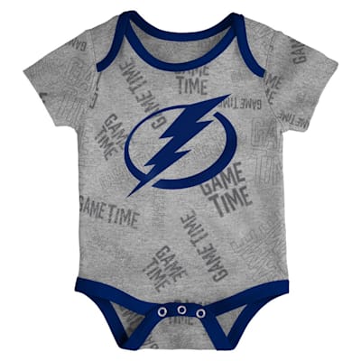  (Outerstuff Game Time Creeper Onesie Set - Tampa Bay Lightning - Infant)