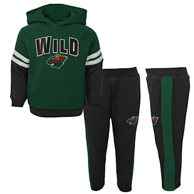  (Outerstuff Miracle On Ice Fleece Set - Minnesota Wild - Toddler)